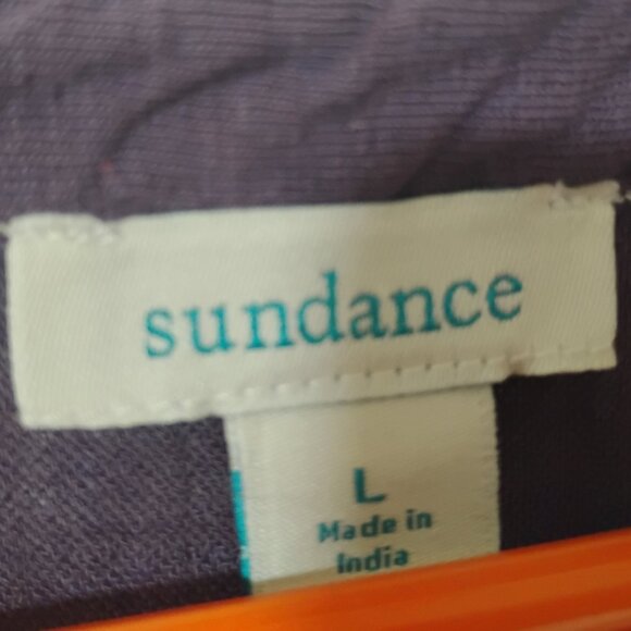 Sundance Purple Embroidered Boho Top | Women’s Size Large - Picture 6 of 15